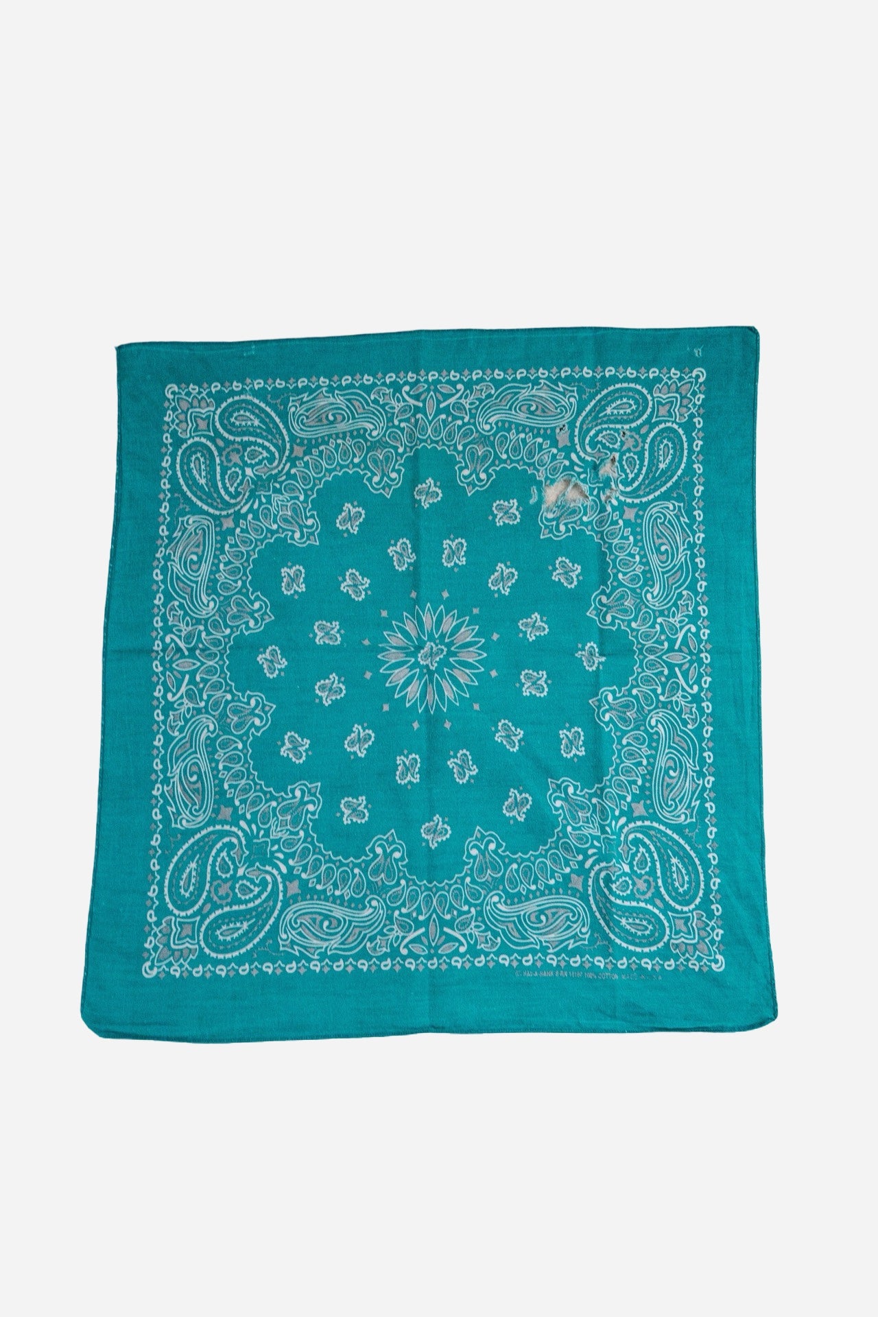 1990S - PAISLEY BANDANA SCARF USA - 54x54