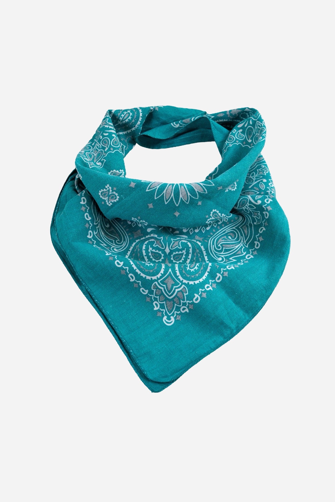 1990S - PAISLEY BANDANA SCARF USA - 54x54