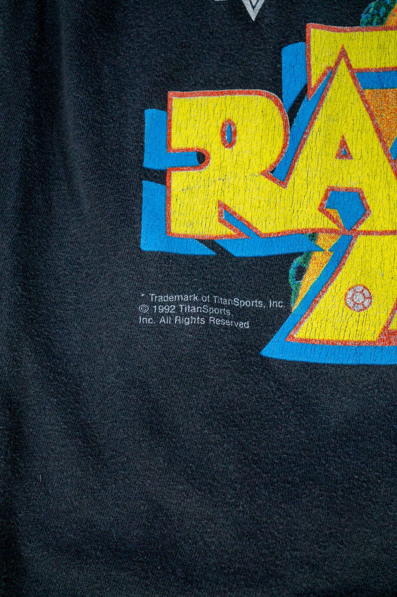Vintage WWF Single Stitch T-Shirt 'Razor Ramon' [1990er] Small