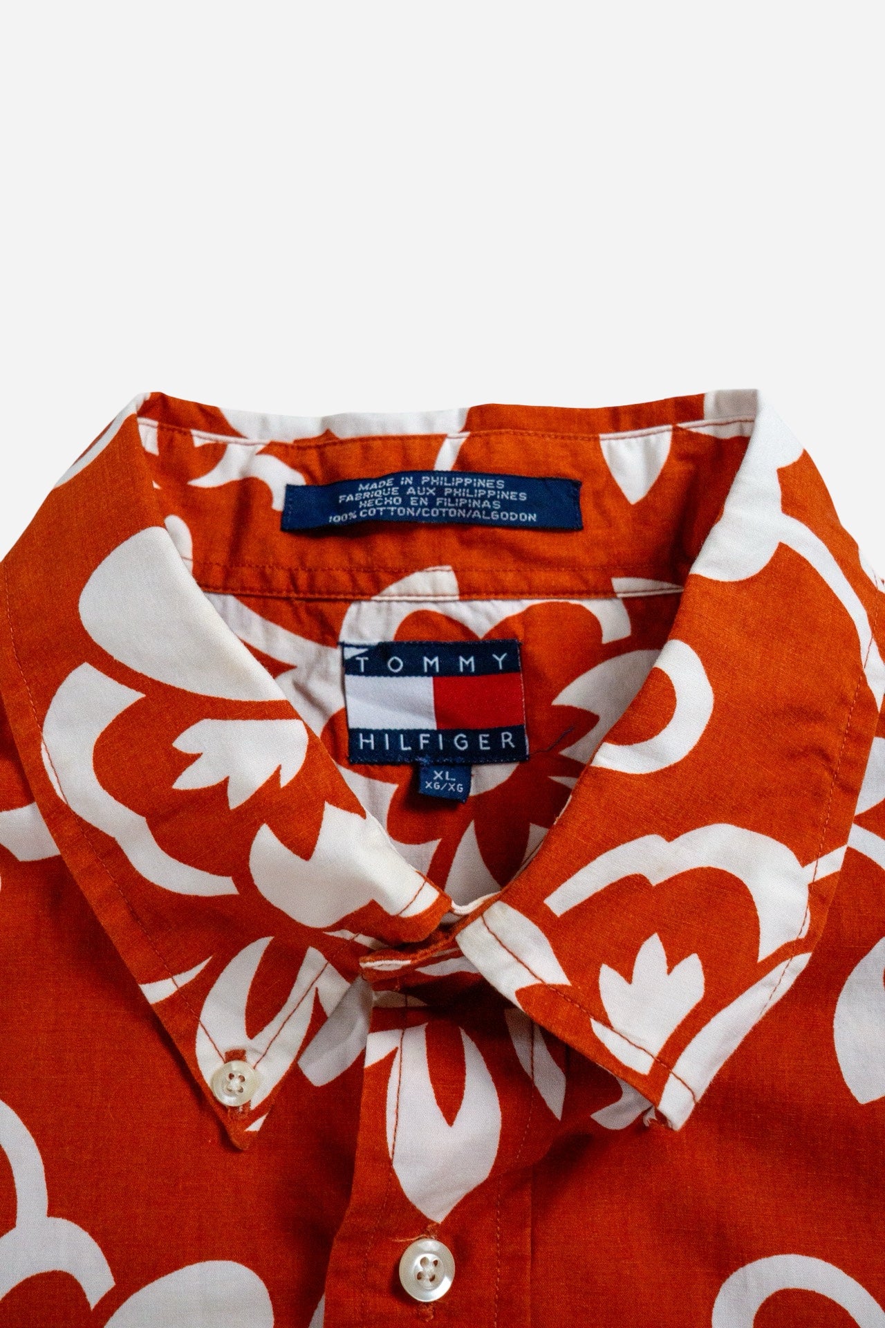 Vintage Tommy Hilfiger Kurzarmhemd - Sportswear [2000er]