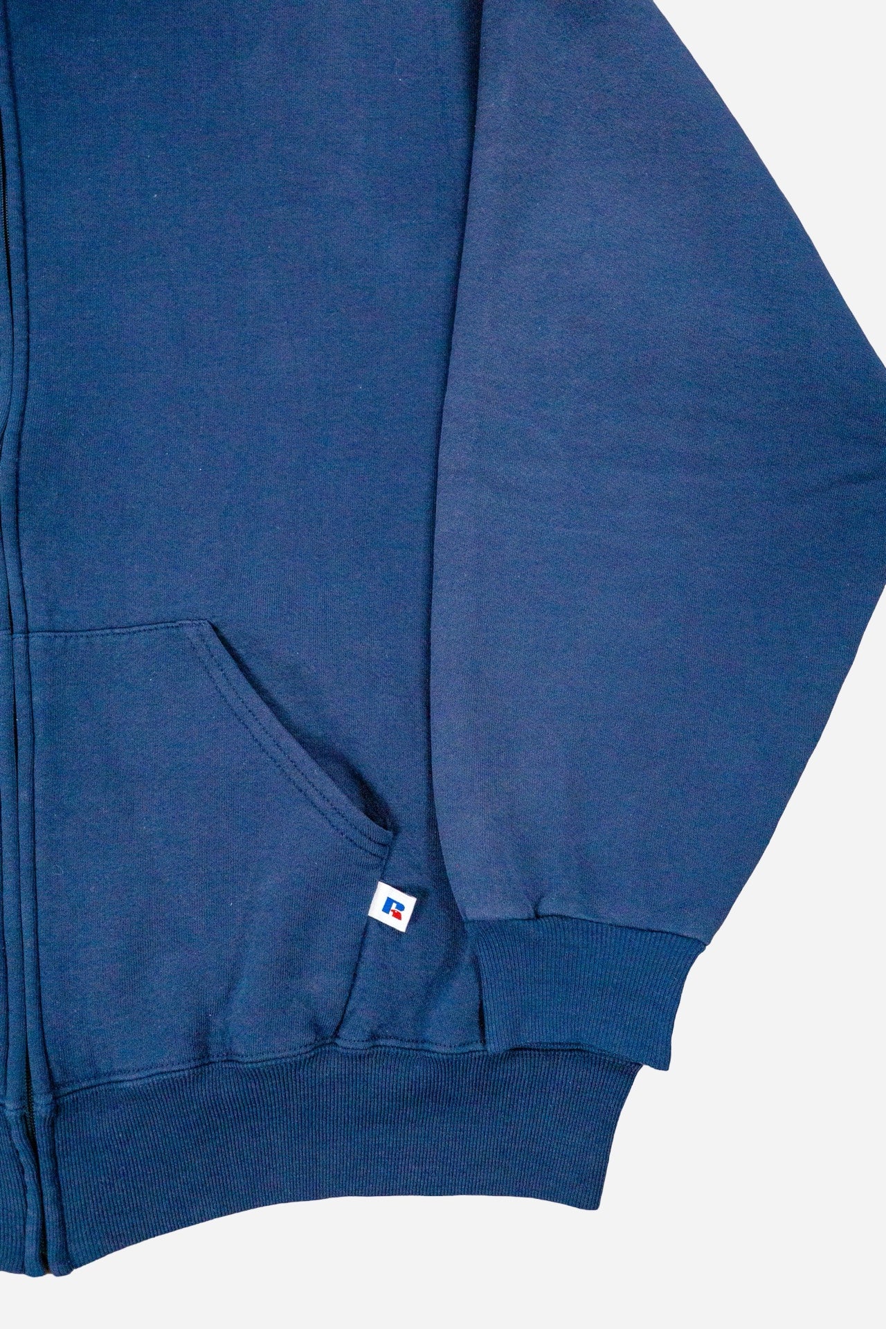 Vintage Russell Athletic Sweatshirt Zip - Up Hoodie - Sportswear [2000er]