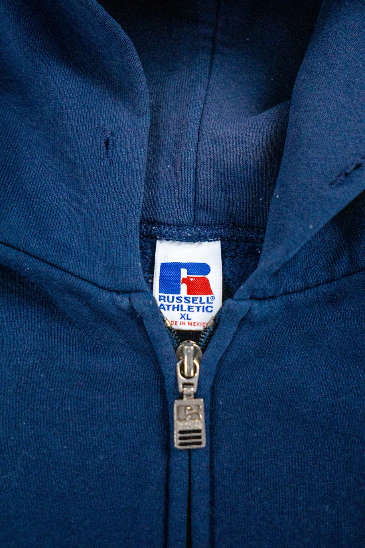 Vintage Russell Athletic Sweatshirt Zip - Up Hoodie - Sportswear [2000er]