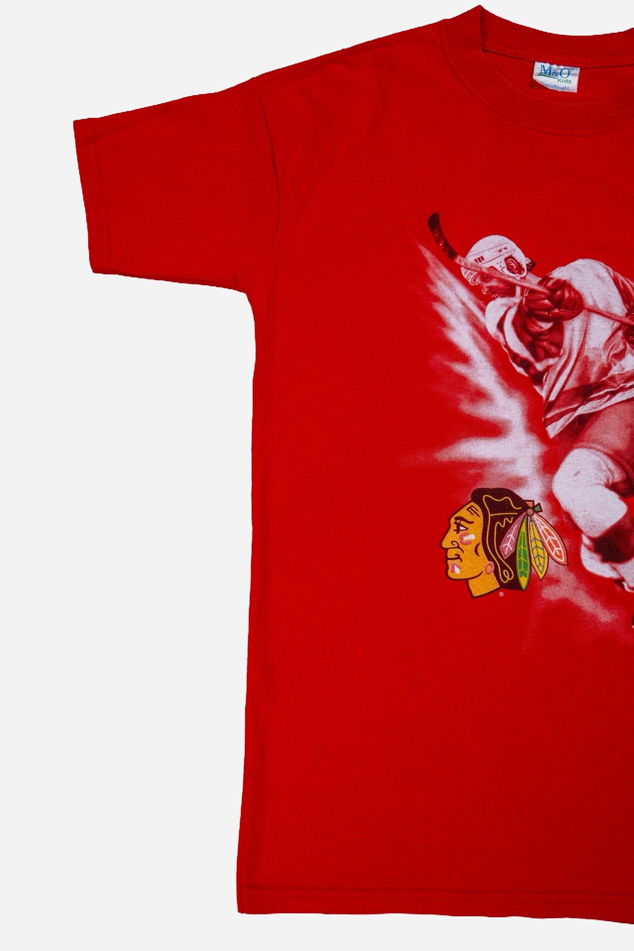 Vintage M&O Knits T-Shirt 'Chicago Blackhawks' - Sportswear [1990er]