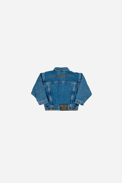 Vintage Levi's Kinder Denim Trucker Jacke 'Orange Tab' - Workwear [1990er]