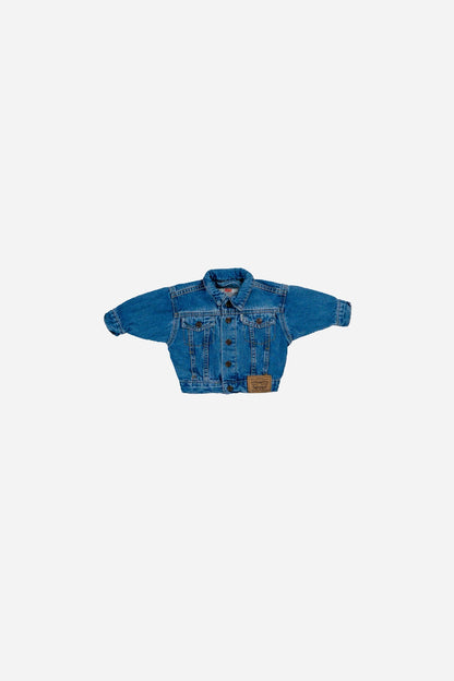 Vintage Levi's Kinder Denim Trucker Jacke - Workwear [1990er]