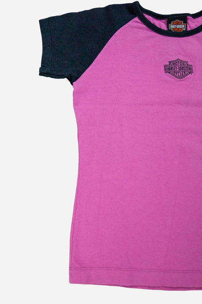 Vintage Harley - Davidson Damen T-Shirt - Sportswear [1990er]