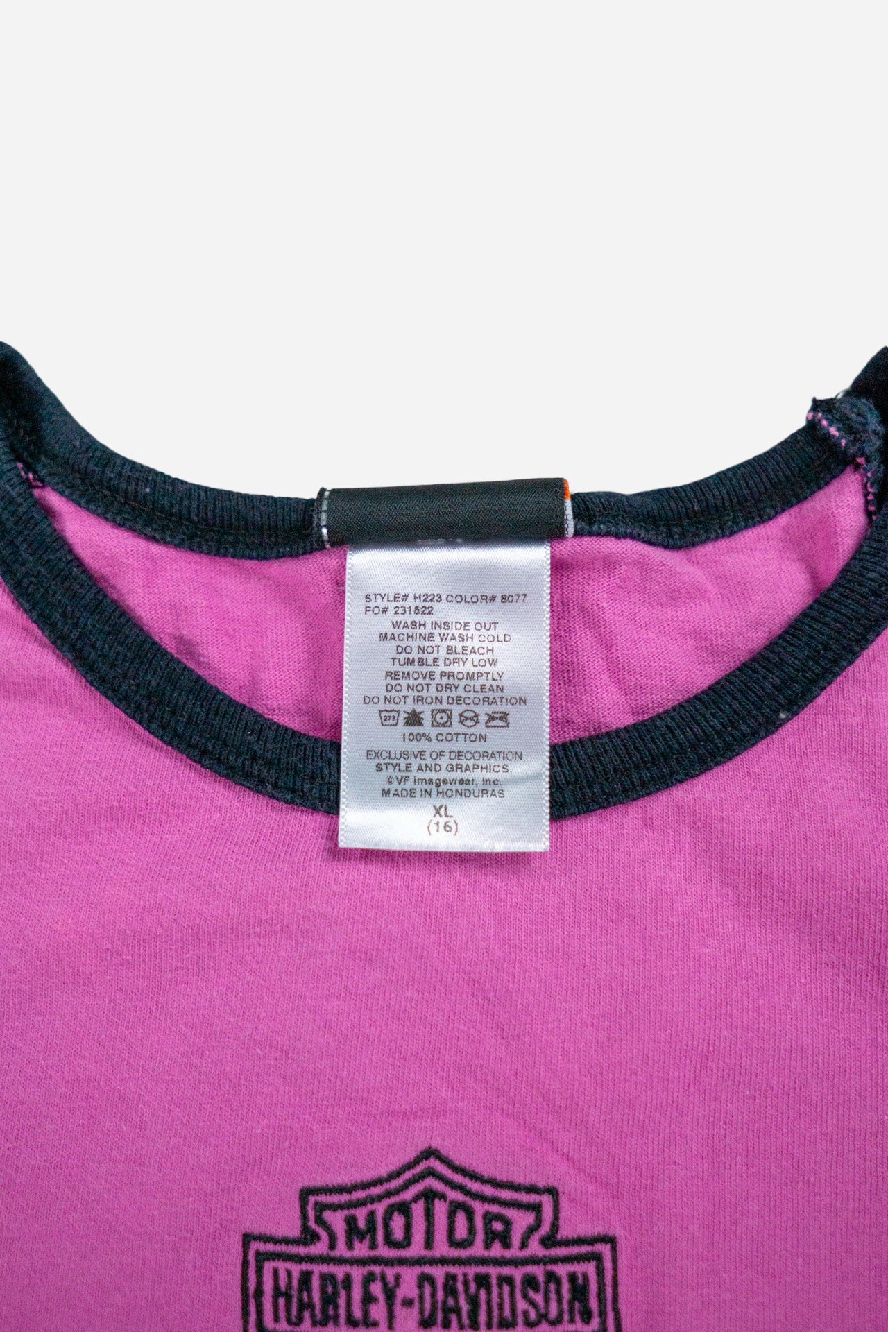 Vintage Harley - Davidson Damen T-Shirt - Sportswear [1990er]
