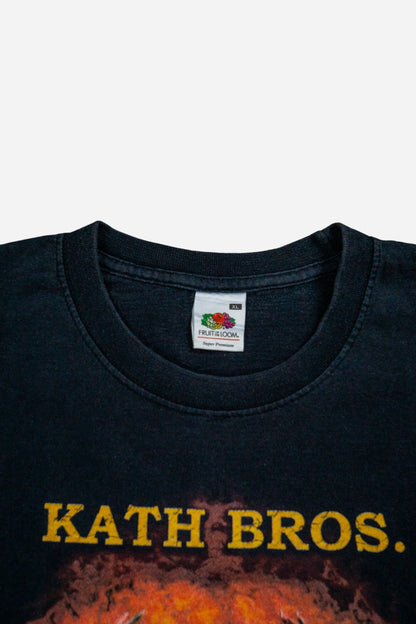 Vintage Fruit Of The Loom Longsleeve T-Shirt 'Kath Bros.' - Sportswear [2000er]