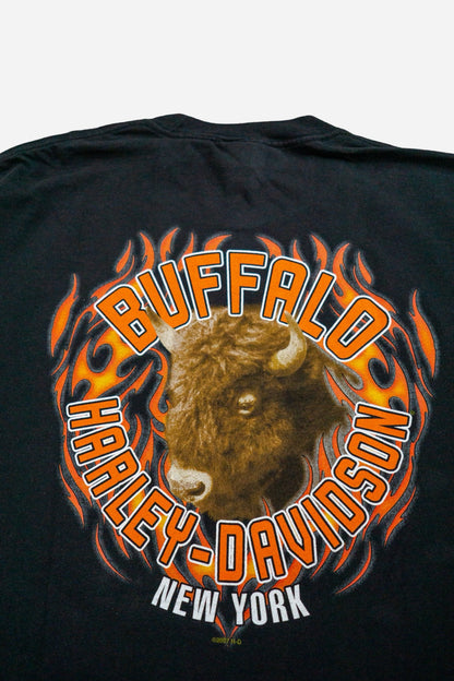 Vintage Harley - Davidson T-Shirt 'Buffalo' - Sportswear [2010er]