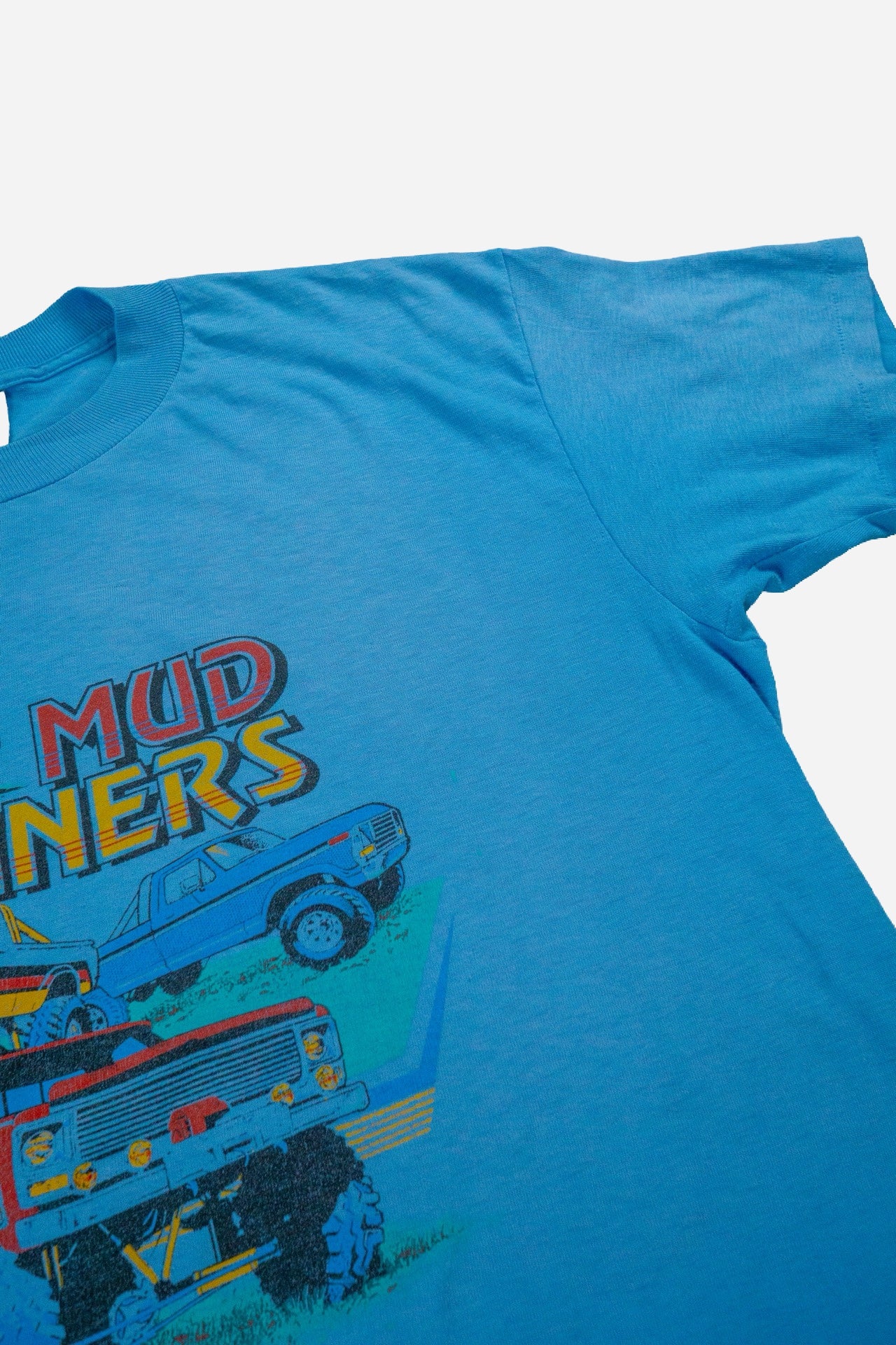 Vintage Oneita Single Stitch T-Shirt 'Mud Runners' - Sportswear [1990er]