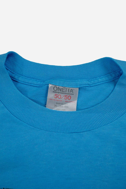 Vintage Oneita Single Stitch T-Shirt 'Mud Runners' - Sportswear [1990er]