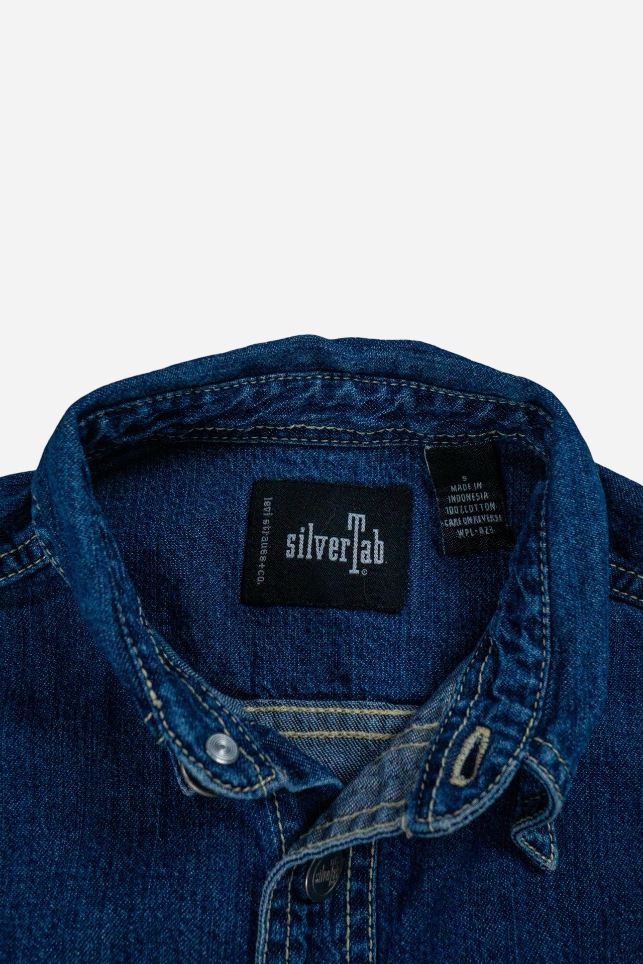 Vintage Levi's Kinder Denim Hemd 'Silvertab' - Workwear [1990er]