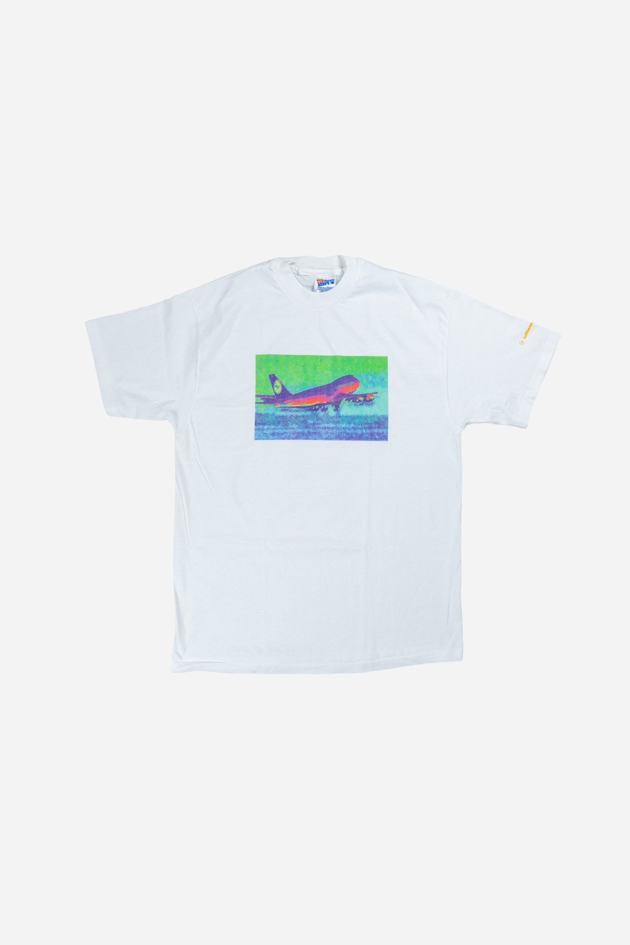 Vintage Hanes Single Stitch T-Shirt 'Lufthansa' - Sportswear [1990er]