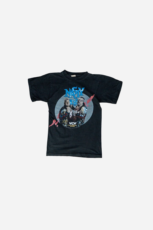 Vintage WWF Single Stitch T-Shirt 'Nasty Boys' [1990er] XSmall