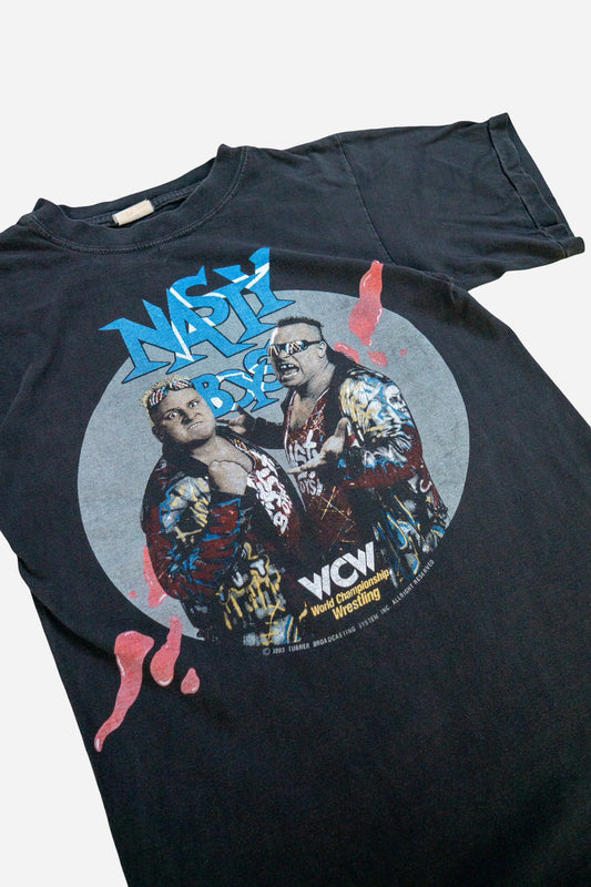 Vintage WWF Single Stitch T-Shirt 'Nasty Boys' [1990er] XSmall