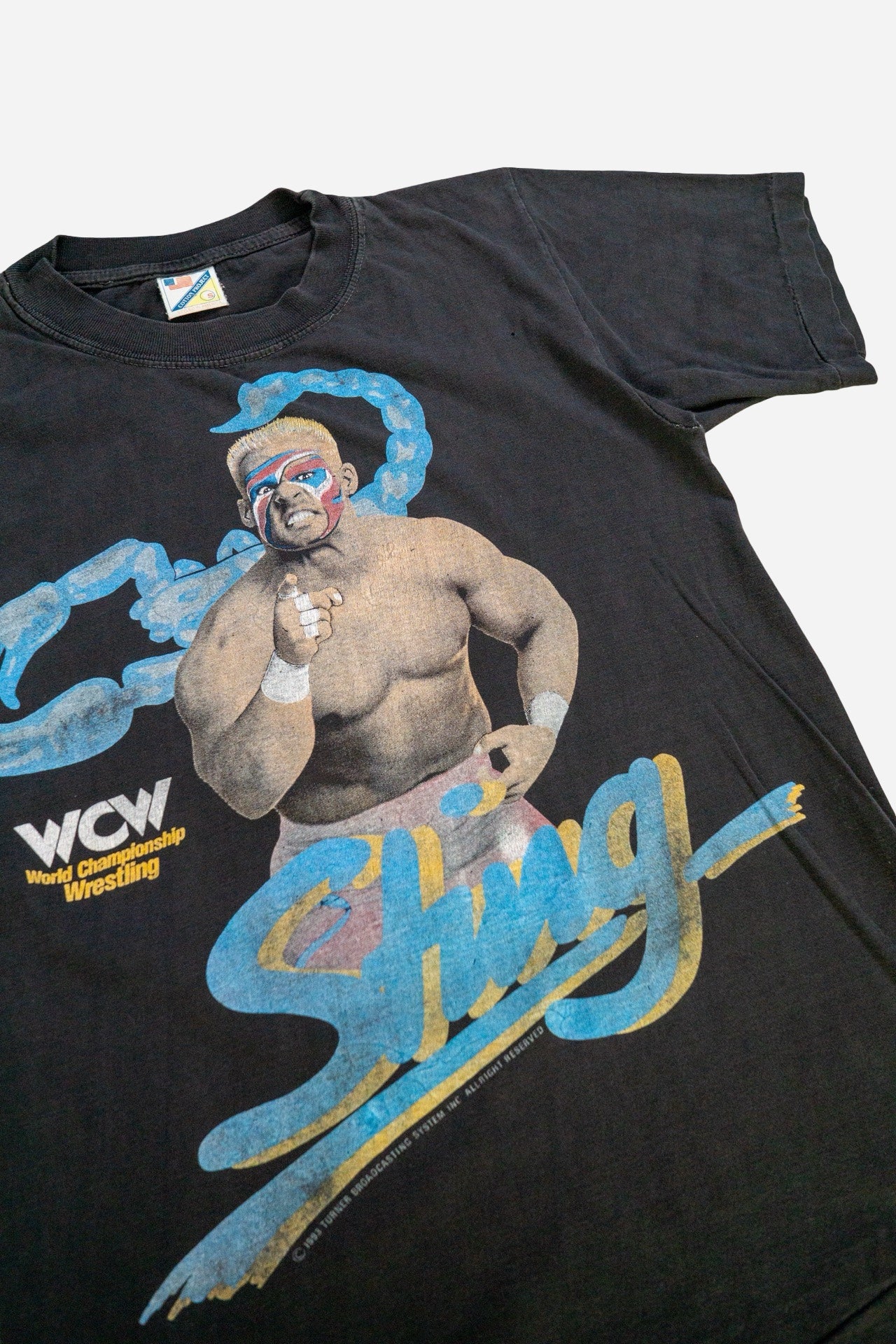 Vintage WWF Single Stitch T-Shirt 'Sting' [1990er] XSmall