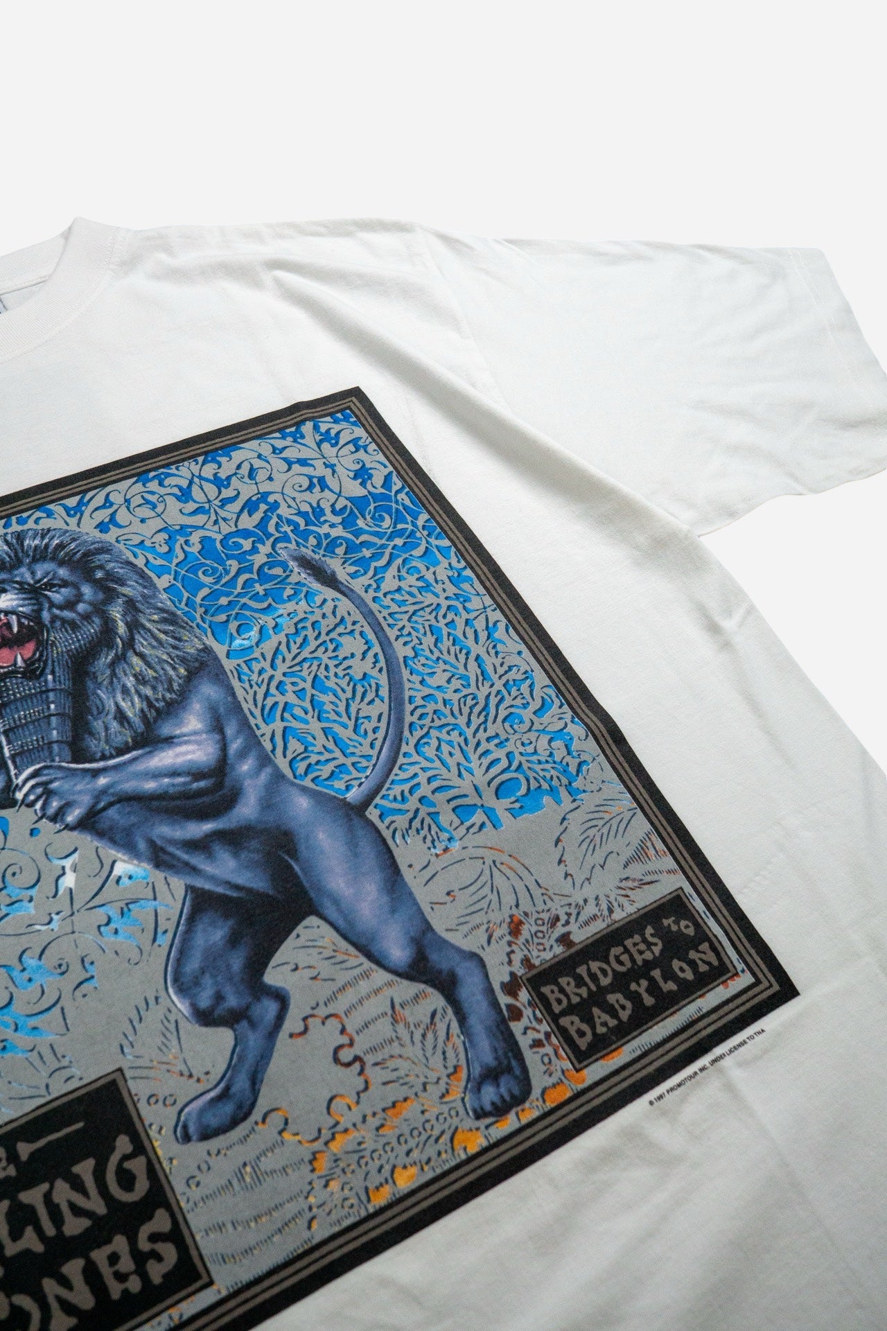 Vintage Blue Thunder Bandshirt 'Rolling Stones' [1990er] XLarge