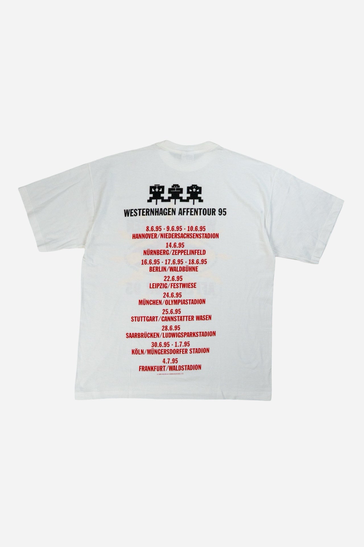 Vintage Bandshirt 'Westernhagen' [1990er] XLarge