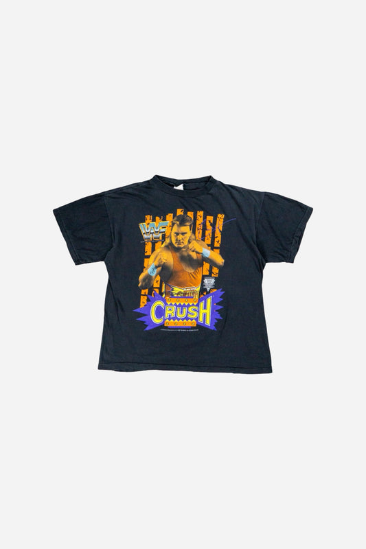 Vintage WWF Single Stitch T-Shirt 'Crush' [1990er] Small