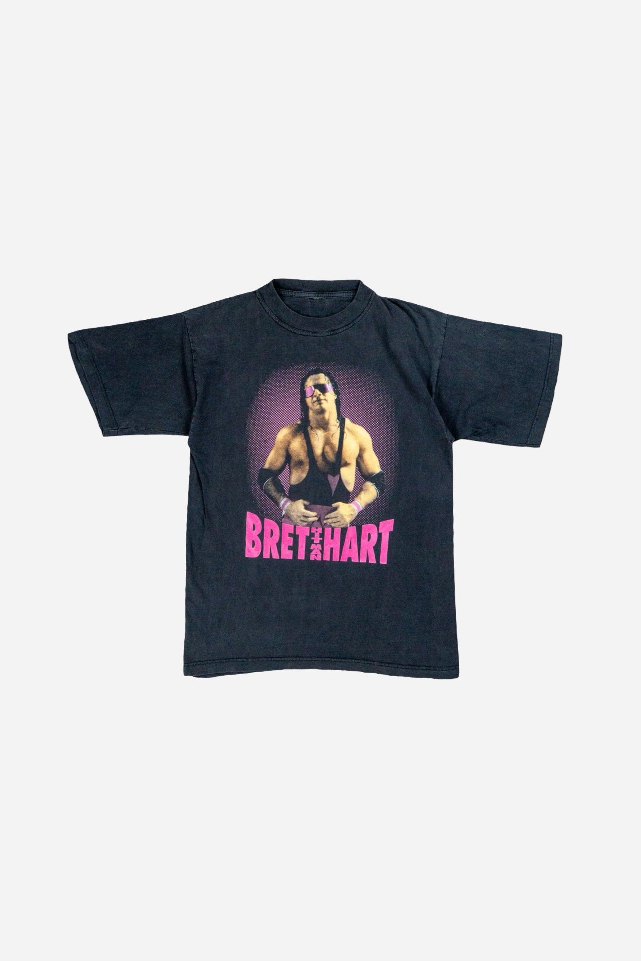 Vintage WWF T-Shirt 'Bret Hitman Hart' [1990er] Small
