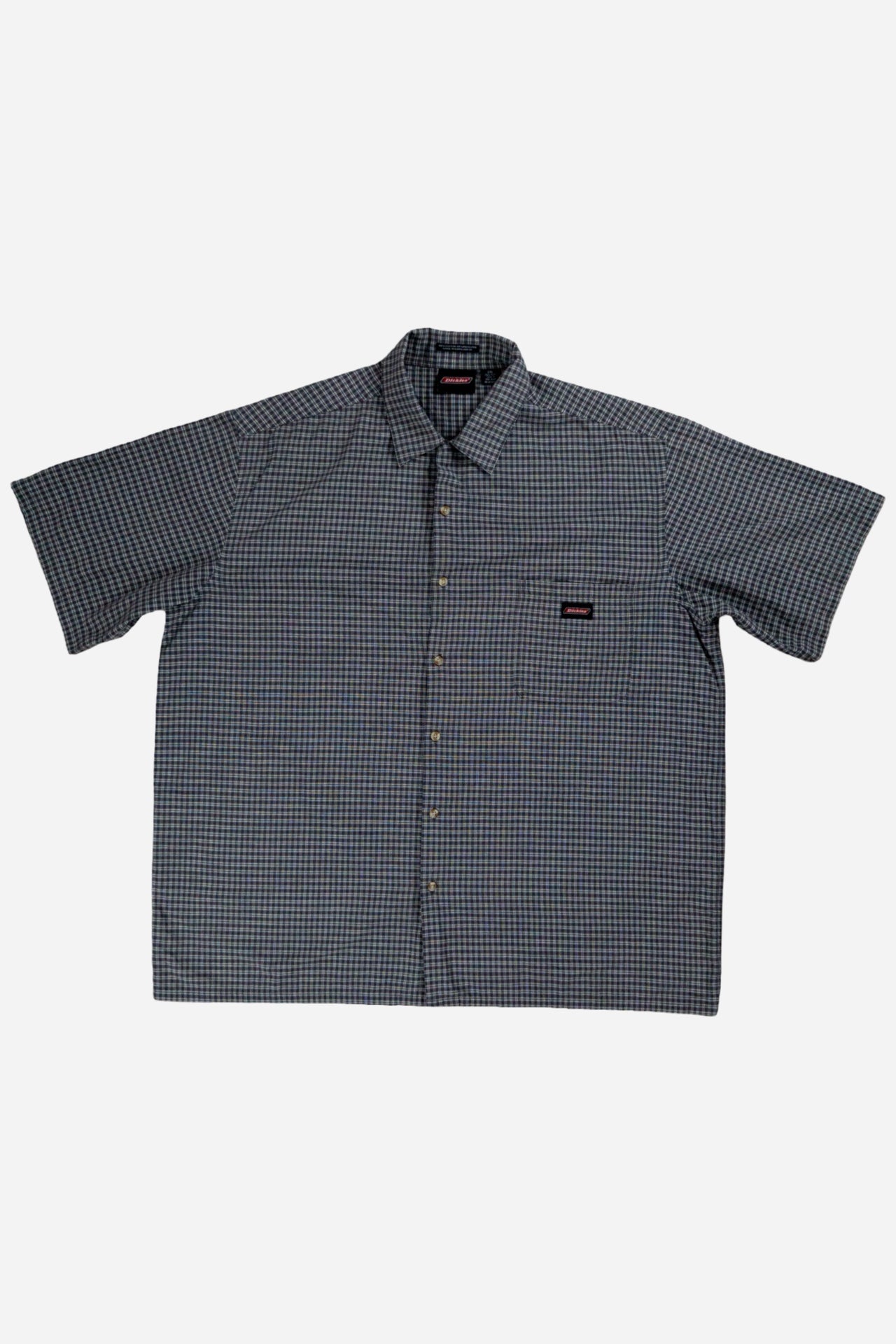 Vintage Dickies Kurzarm Hemd Kariert - Workwear [2000er]
