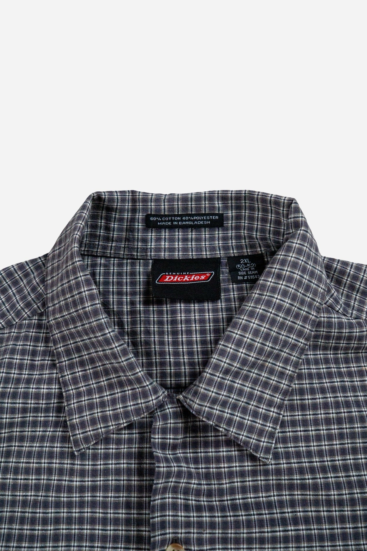 Vintage Dickies Kurzarm Hemd Kariert - Workwear [2000er]