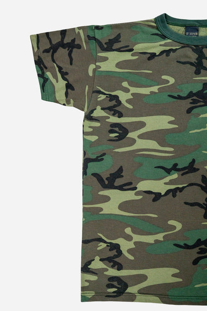 Vintage Stripes Camo T-Shirt - Military/Camo [1990er]