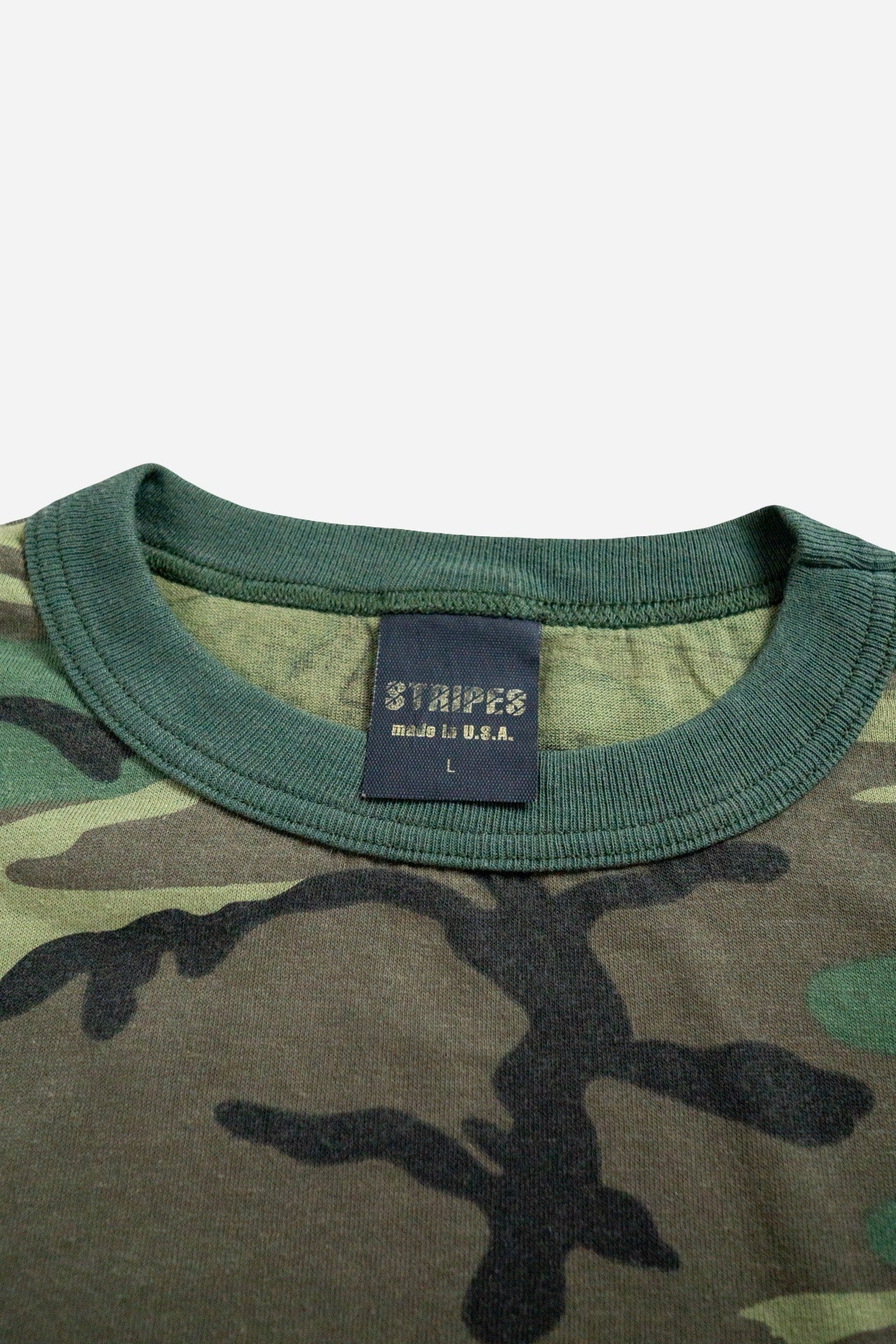 Vintage Stripes Camo T-Shirt - Military/Camo [1990er]
