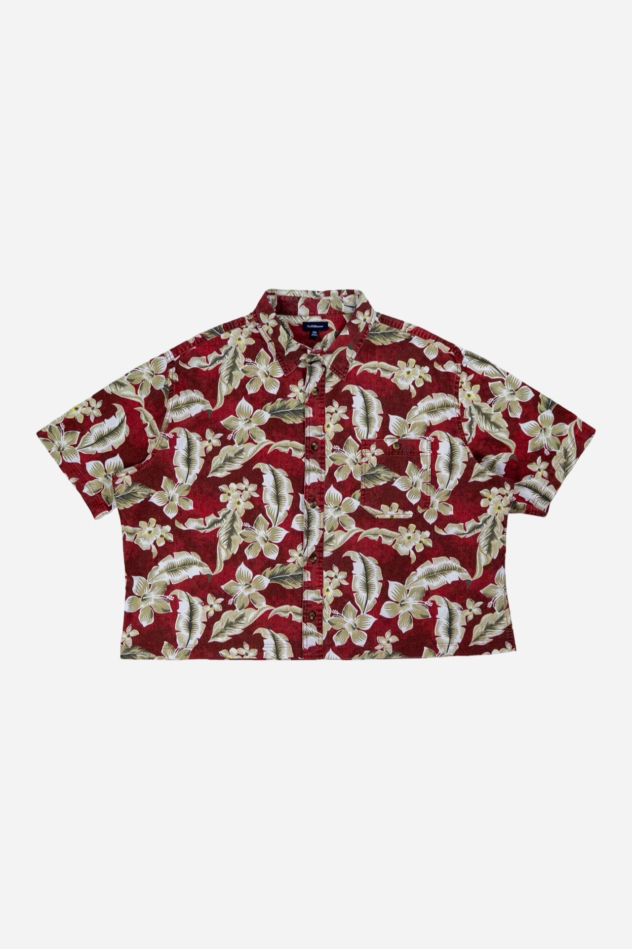 Vintage Croft & Barrow Cropped Kurzarmhemd Rework [2000er] XLarge