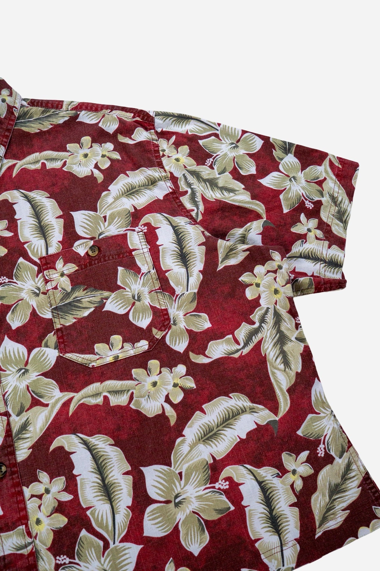 Vintage Croft & Barrow Cropped Kurzarmhemd Rework [2000er] XLarge