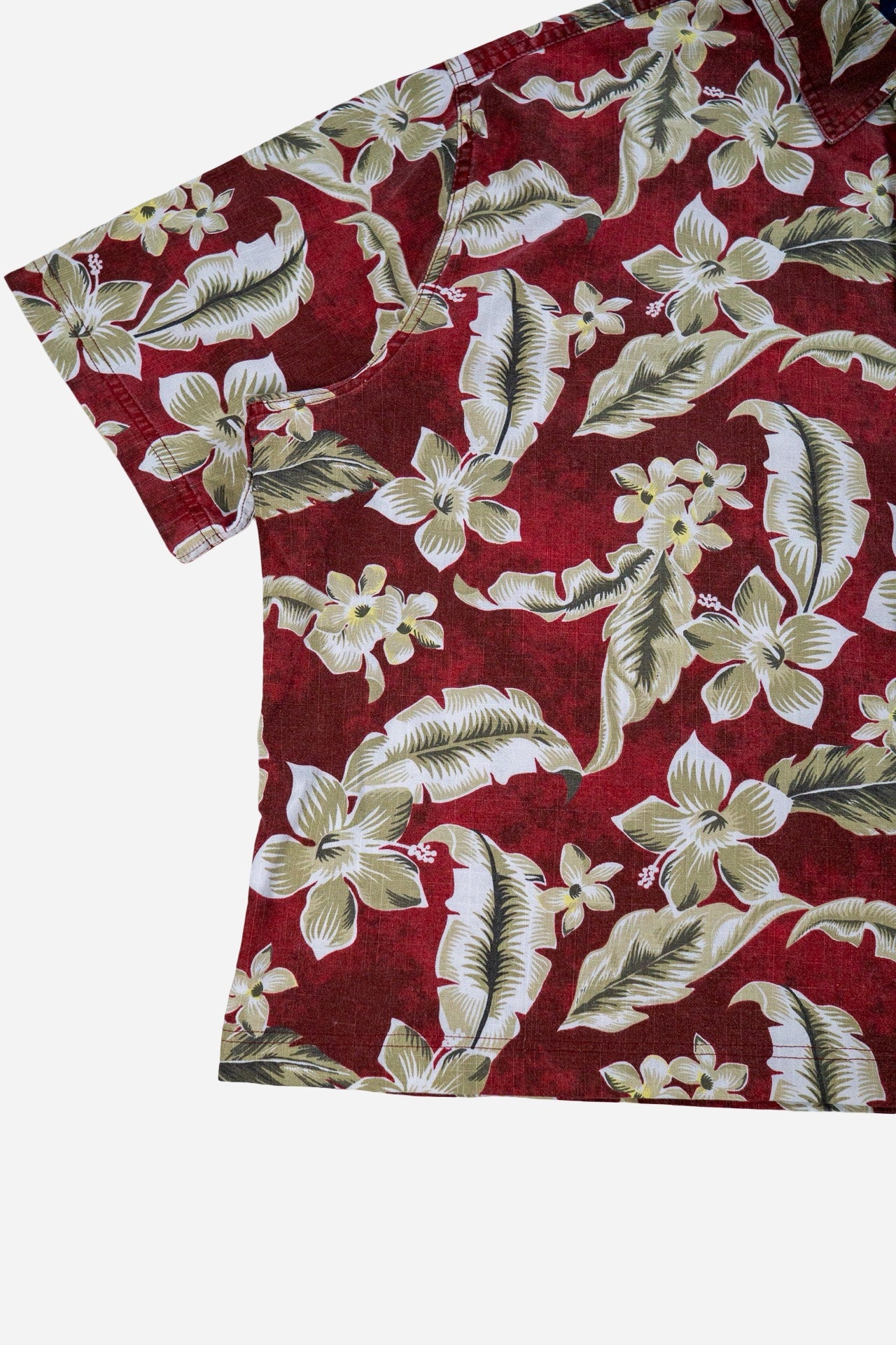 Vintage Croft & Barrow Cropped Kurzarmhemd Rework [2000er] XLarge