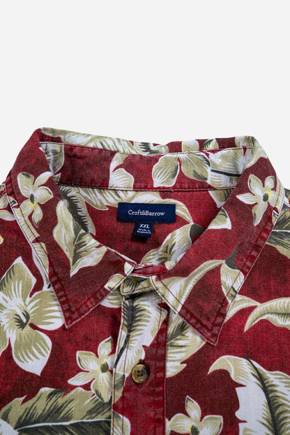 Vintage Croft & Barrow Cropped Kurzarmhemd Rework [2000er] XLarge