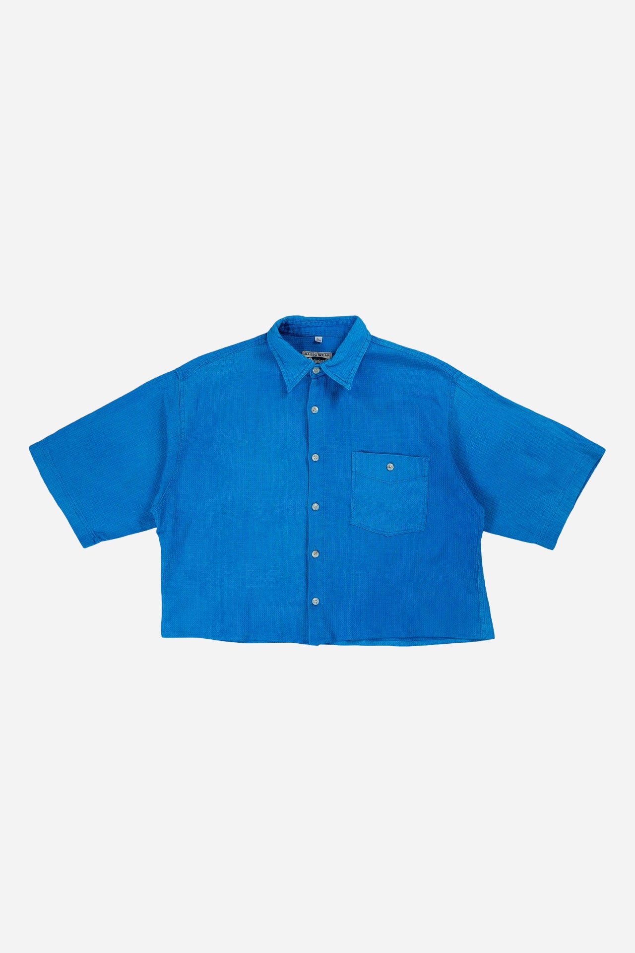 Vintage Le Frog Cropped Kurzarmhemd Rework [2000er] Small