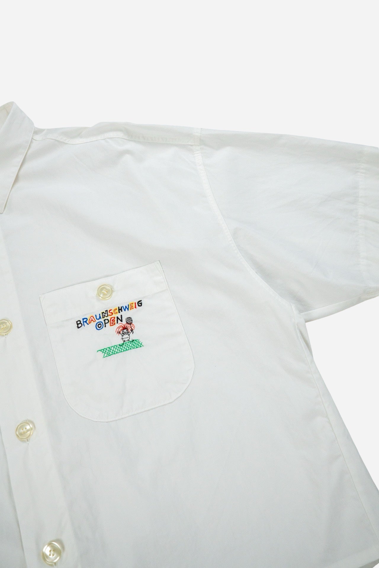 Vintage Signum Cropped Kurzarmhemd Rework  [2000er] Medium