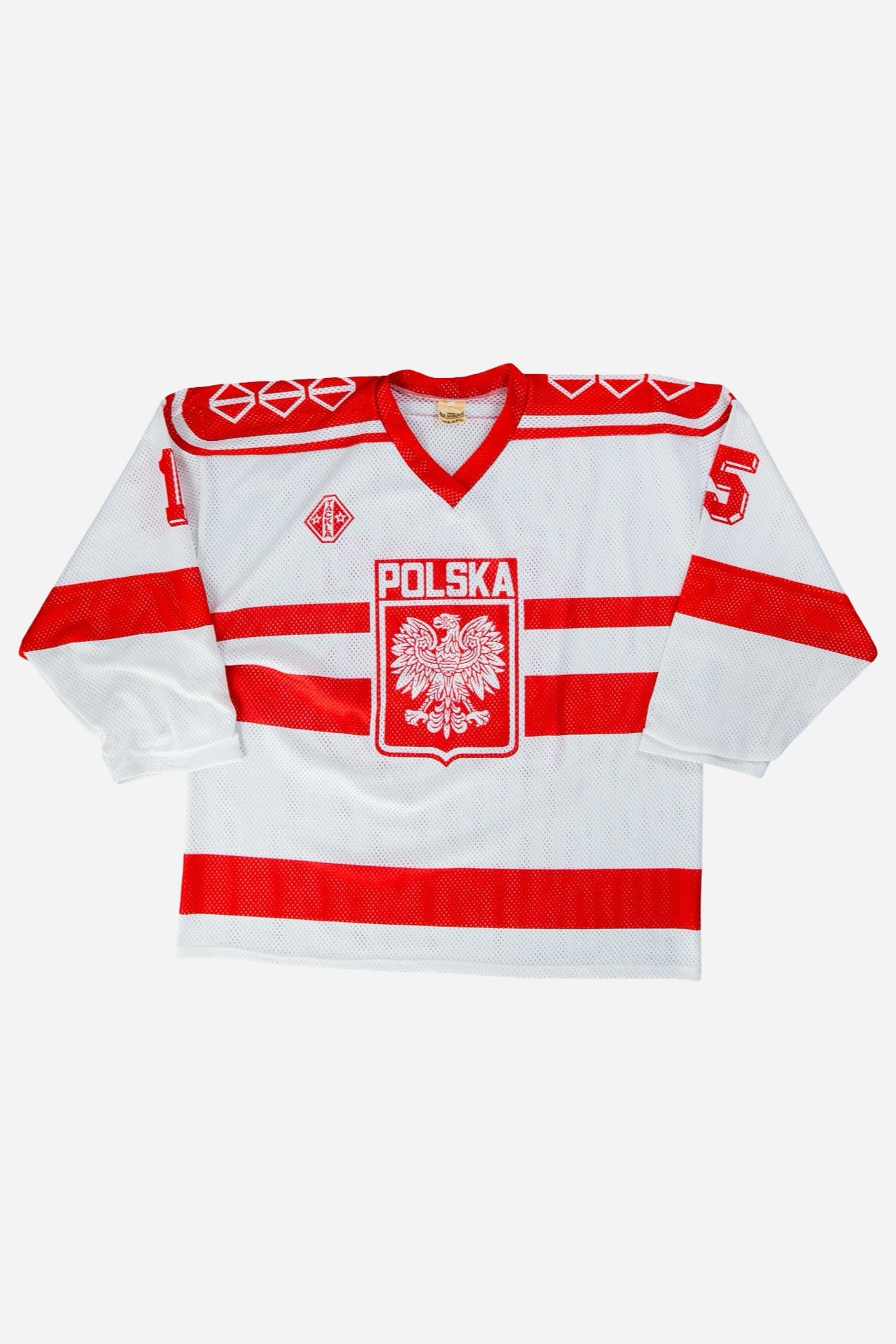 Vintage Tackla Eishockey Trikot 'Polska' [2000er] XXLarge
