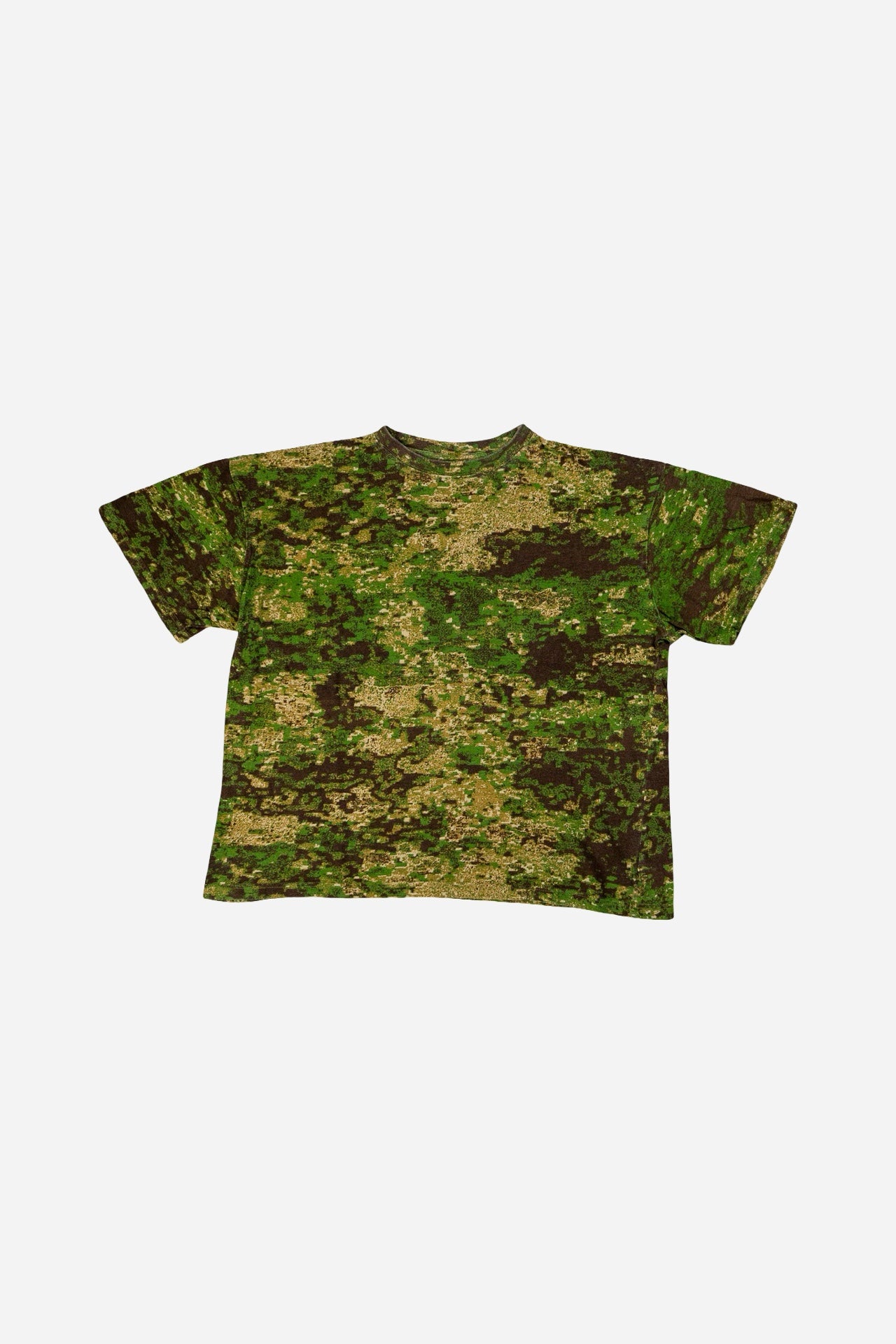 Vintage Patton Cropped Camo T-Shirt [1990er] Medium