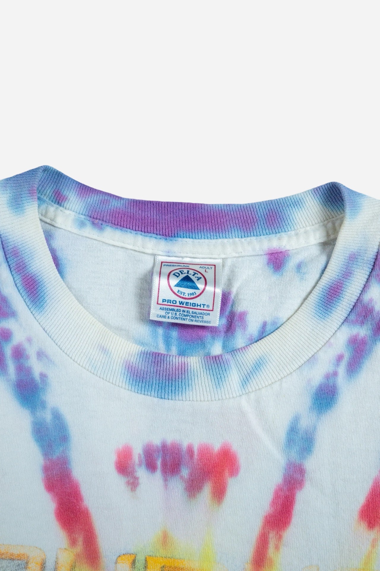 Vintage Delta Tie-Dye T-Shirt 'Journey' - Sportswear [1990er]