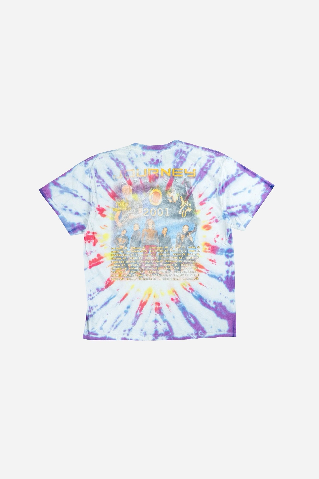 Vintage Delta Tie-Dye T-Shirt 'Journey' - Sportswear [1990er]