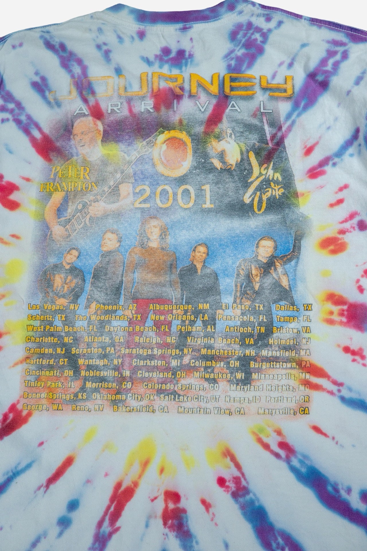 Vintage Delta Tie-Dye T-Shirt 'Journey' - Sportswear [1990er]