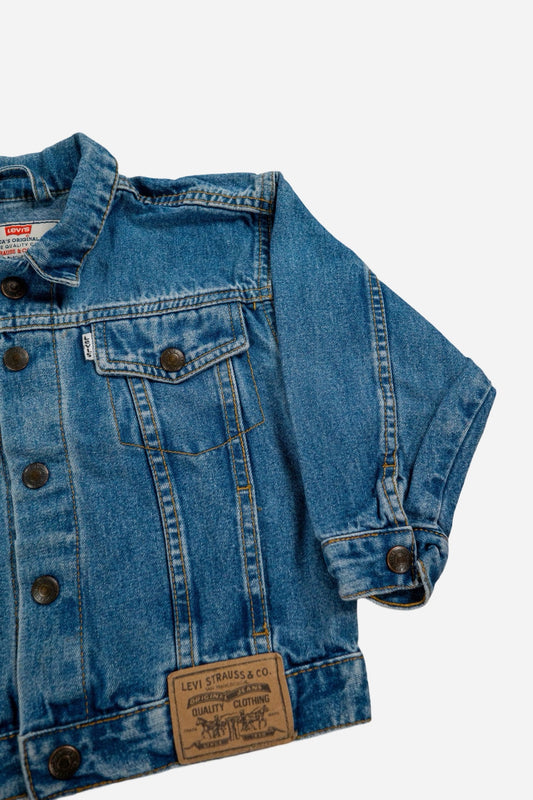Vintage Levi's Kinder Denim Trucker Jacket - Workwear [1990er] 94